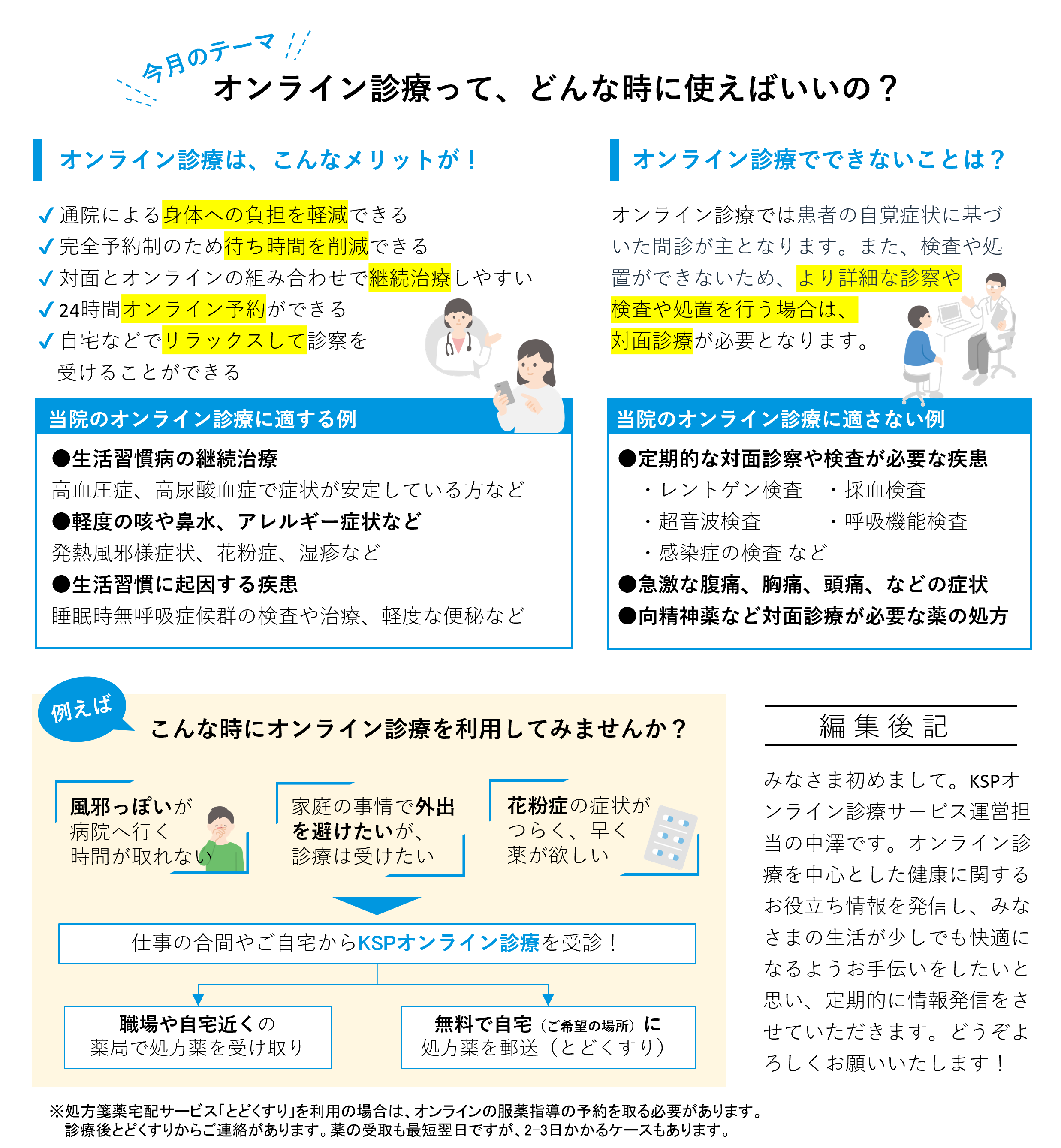 オンライン診療通信Vol.01