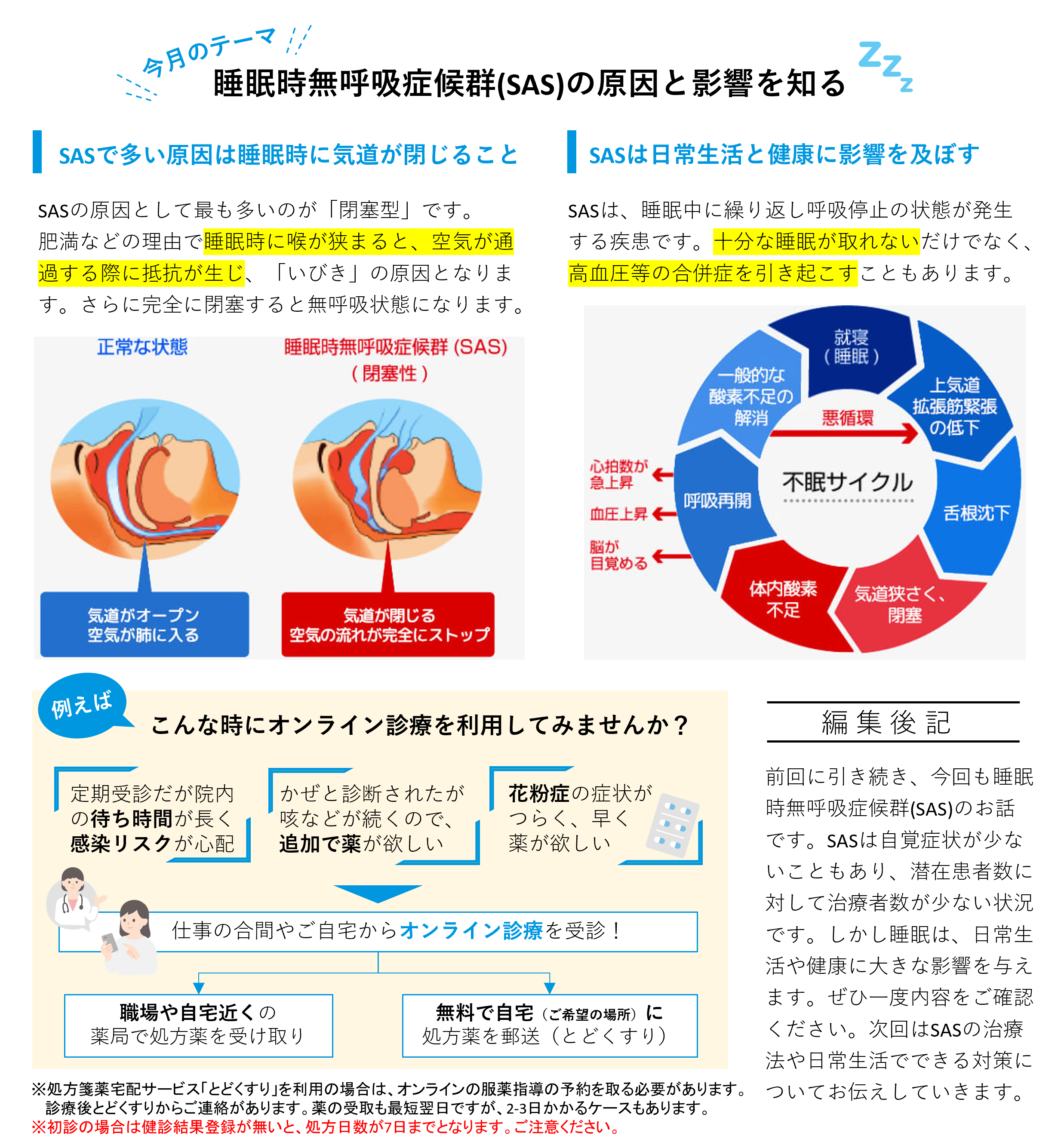 オンライン診療通信Vol.06